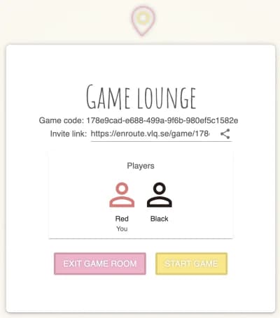EnRoute multiplayer lobby