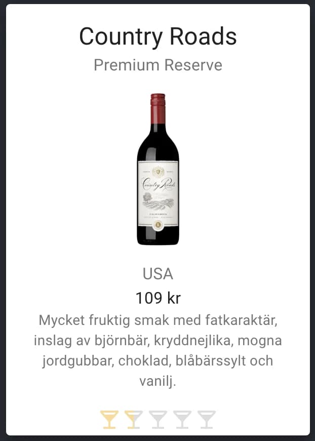 Wine recommender detailed results